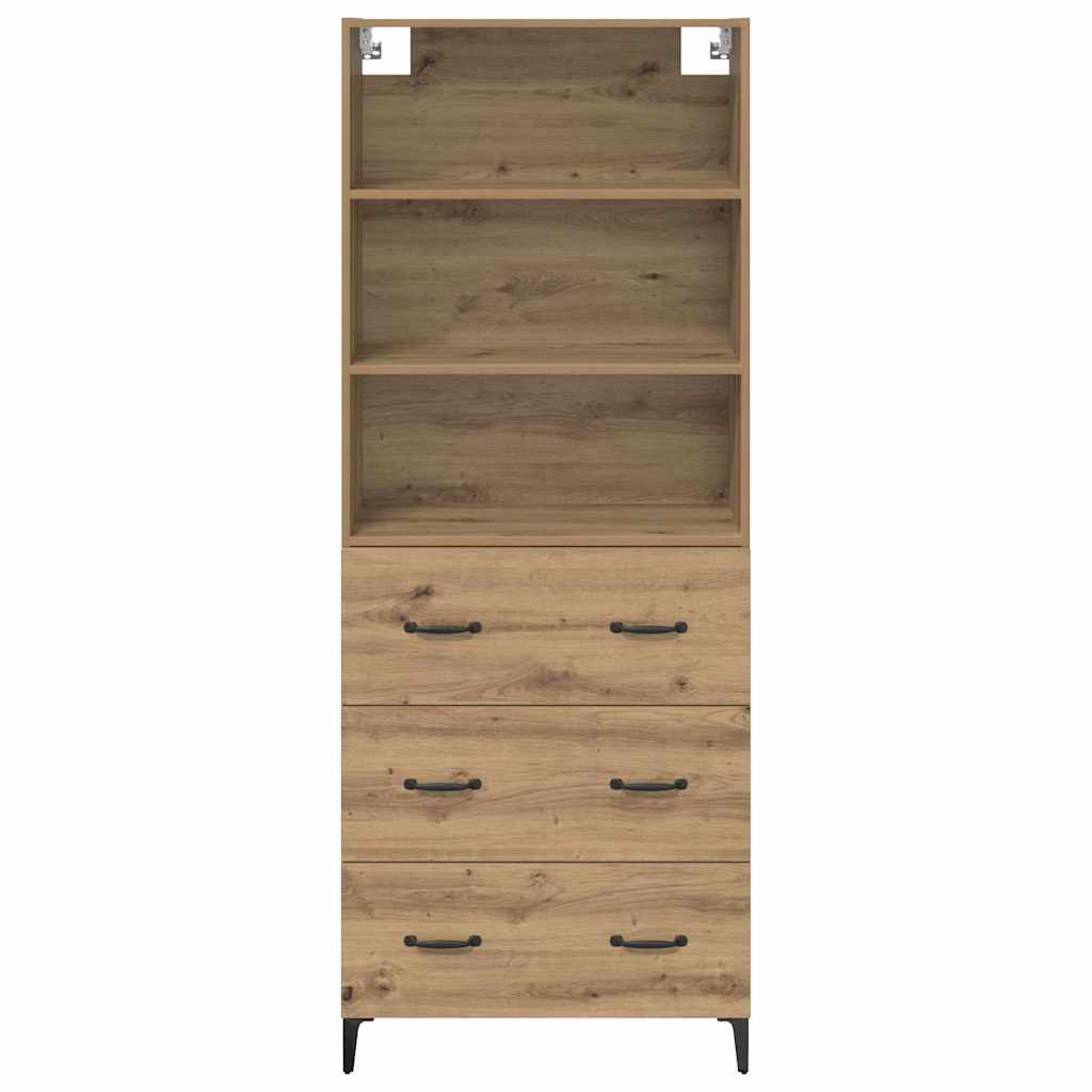 Credenza con cassetto Rovere artigianale 69,5 x 34 x 180 cm 3415966
