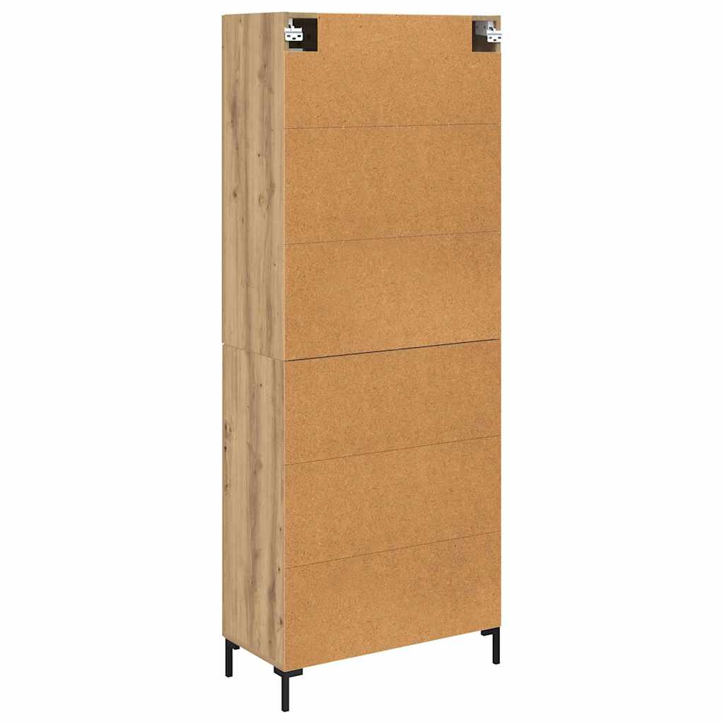 Credenza 2 pcs Rovere artigianale 69,5 x 34 x 180 cm 3415990