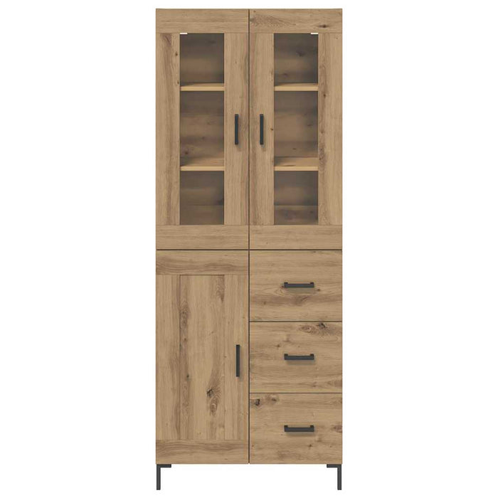 Credenza 2 pcs Rovere artigianale 69,5 x 34 x 180 cm 3415990