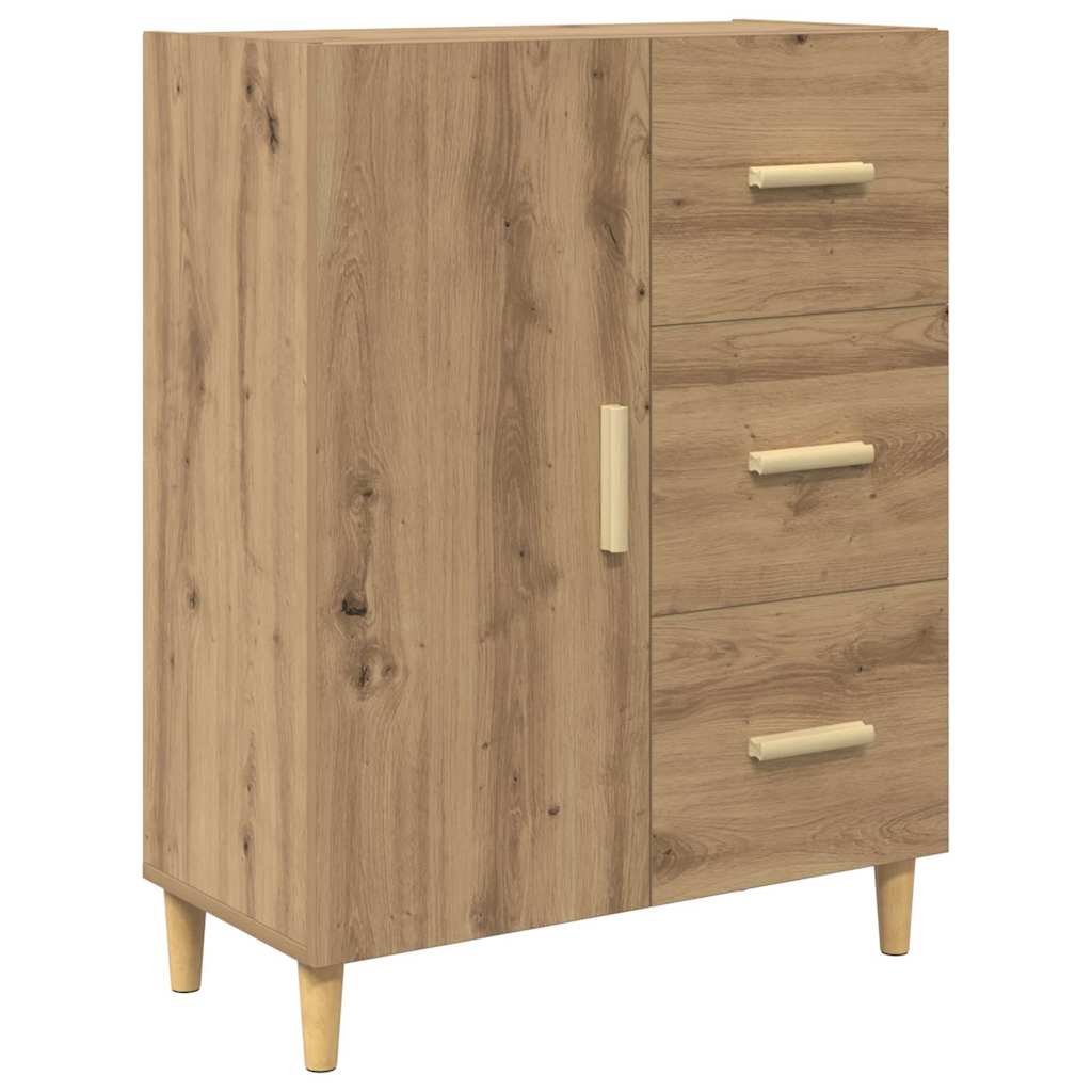 Credenza con cassetto Rovere artigianale 69,5 x 34 x 180 cm 3415998