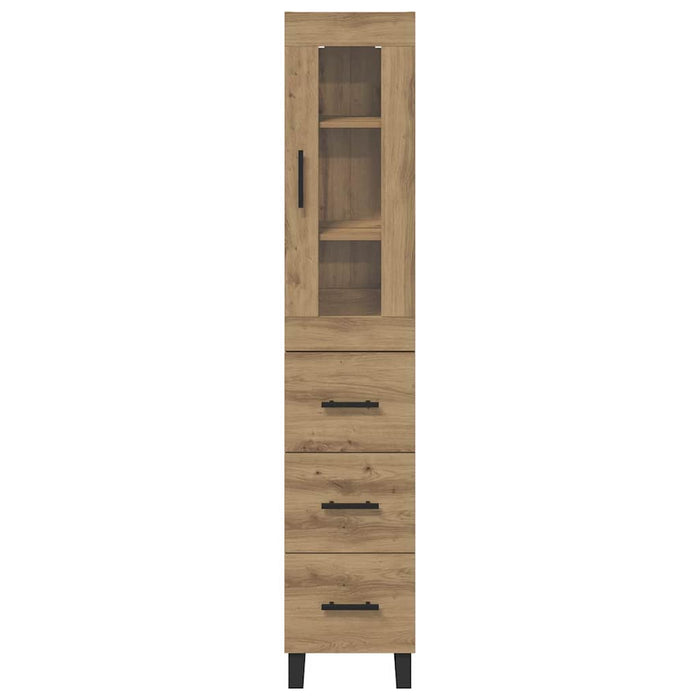 Credenza con cassetto Rovere artigianale 69,5 x 34 x 180 cm 3416000