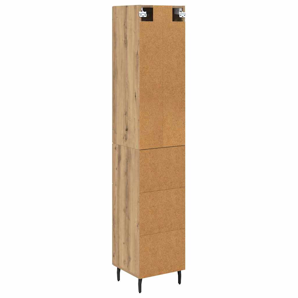 Credenza con cassetto Rovere artigianale 34,5 x 34 x 180 cm 3416009