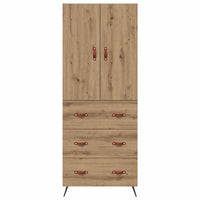 Credenza con cassetto Rovere artigianale 69,5 x 34 x 180 cm 3416011
