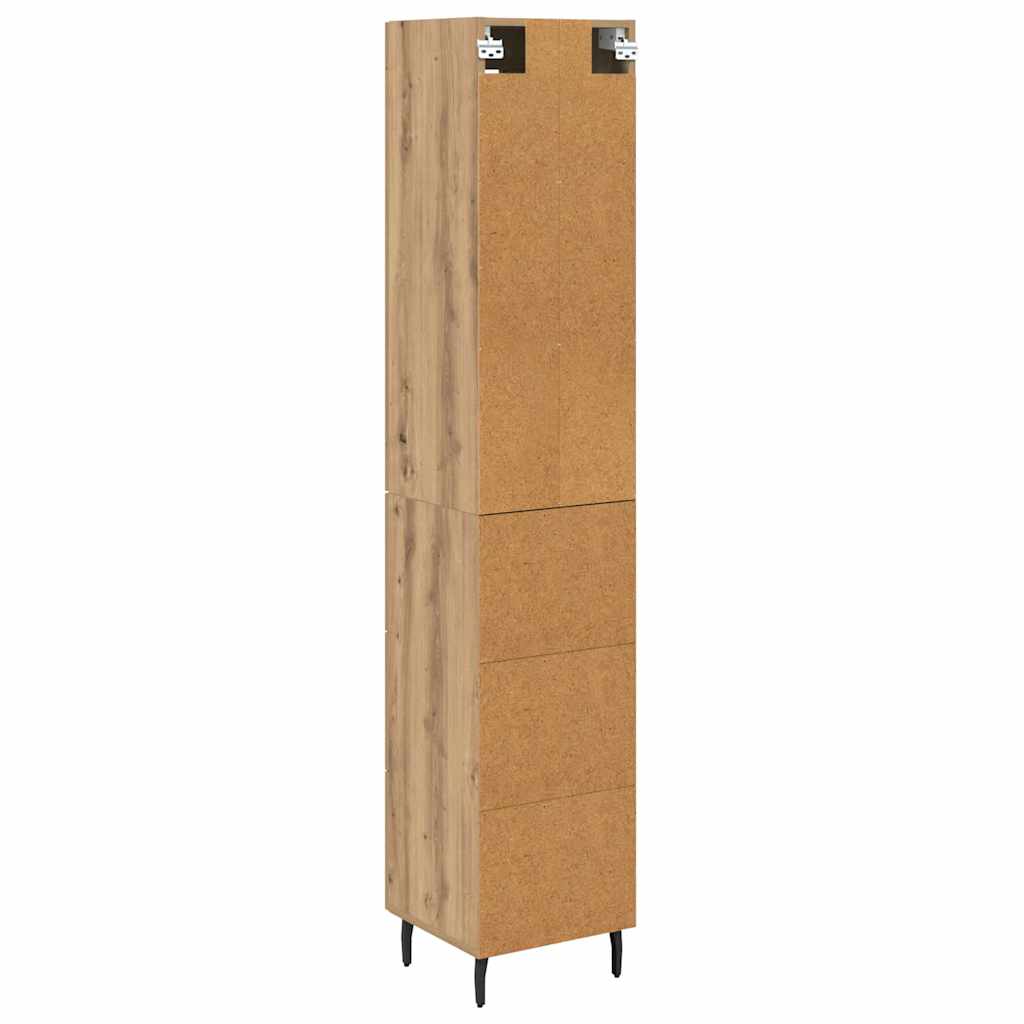 Credenza con cassetto Rovere artigianale 34,5 x 34 x 180 cm 3416015