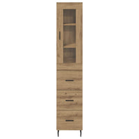 Credenza con cassetto Rovere artigianale 34,5 x 34 x 180 cm 3416015