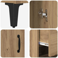 Credenza con cassetto Rovere artigianale 69,5 x 34 x 180 cm 3416018