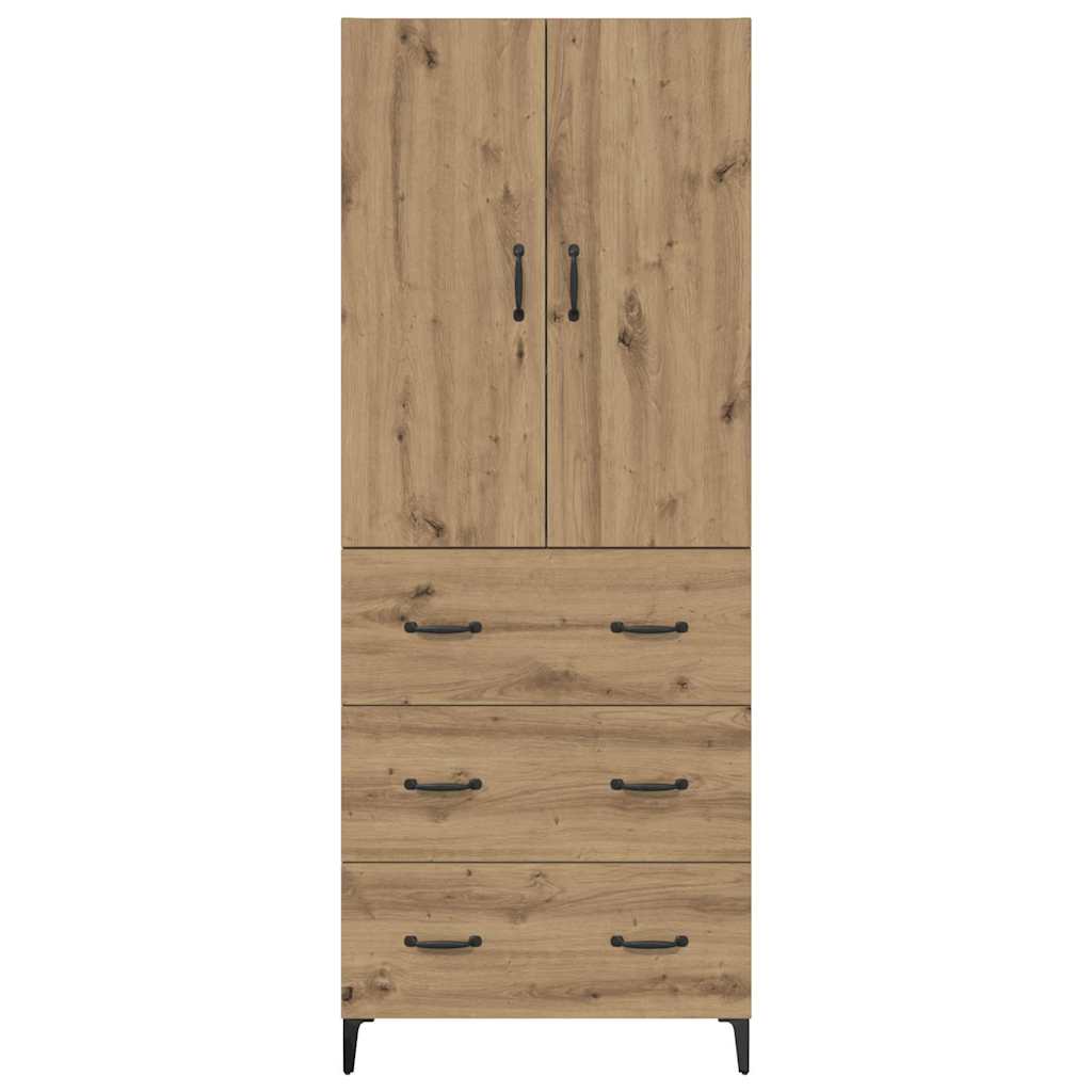 Credenza con cassetto Rovere artigianale 69,5 x 34 x 180 cm 3416018
