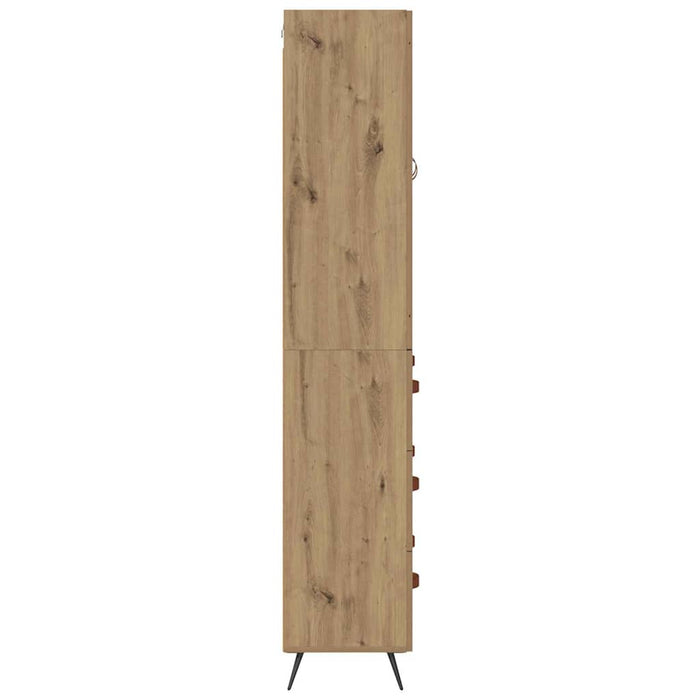 Credenza con cassetto Rovere artigianale 69,5 x 34 x 180 cm 3416027