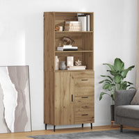 Credenza con cassetto Rovere artigianale 69,5 x 34 x 180 cm 3416043