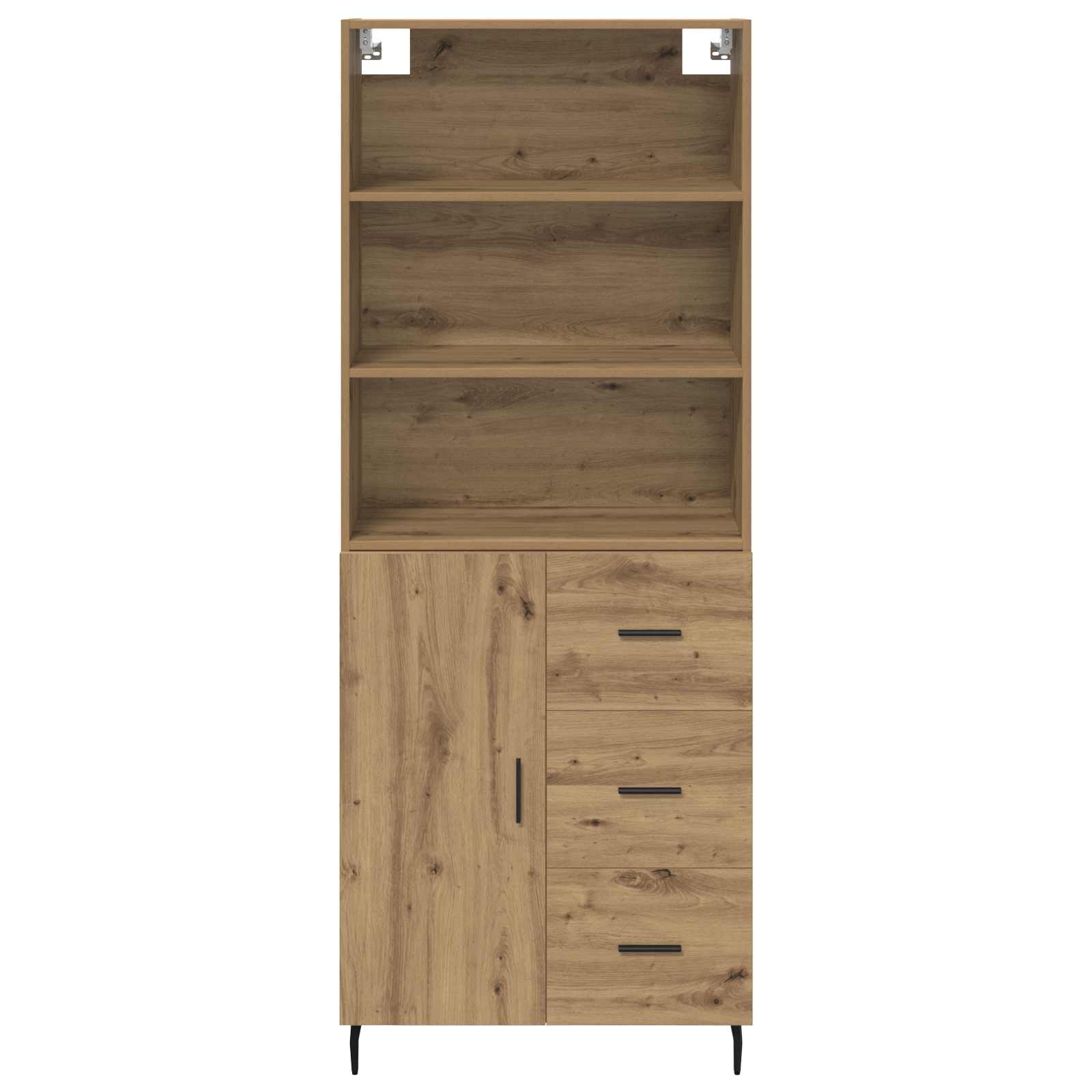 Credenza con cassetto Rovere artigianale 69,5 x 34 x 180 cm 3416043
