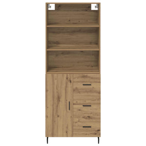 Credenza con cassetto Rovere artigianale 69,5 x 34 x 180 cm 3416043