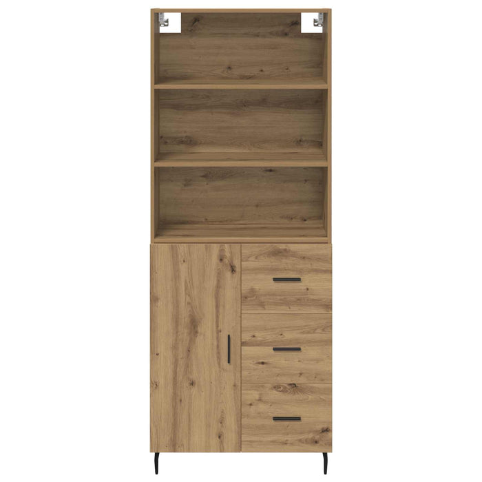 Credenza con cassetto Rovere artigianale 69,5 x 34 x 180 cm 3416043