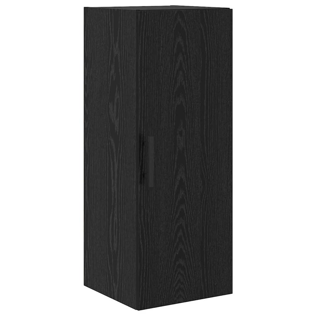 Credenza Rovere Nero 34,5 x 34 x 180 cm Legno multistrato 3416065