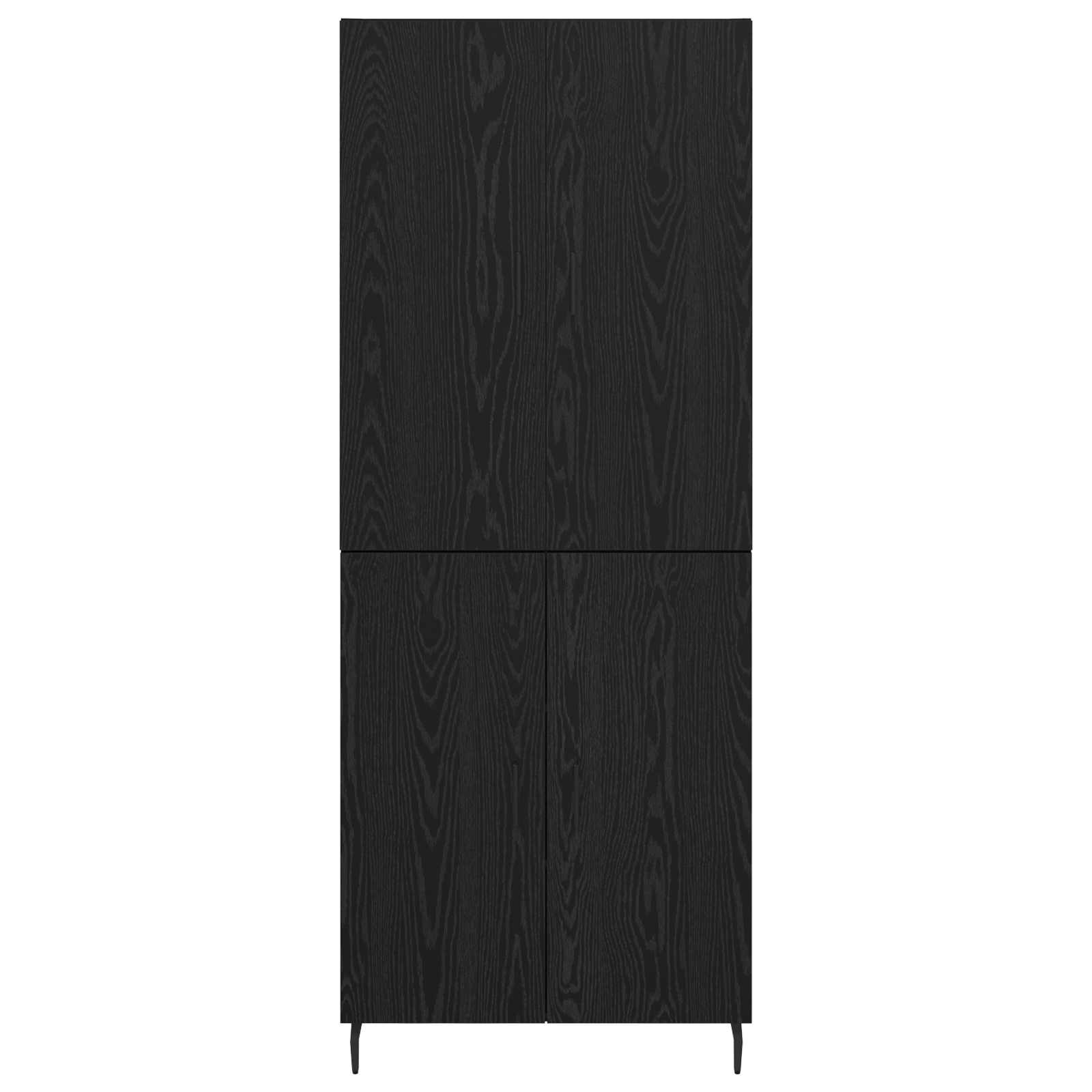 Credenza Rovere nero 69,5 x 34 x 180 cm 3416103
