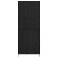Credenza Rovere nero 69,5 x 34 x 180 cm 3416103