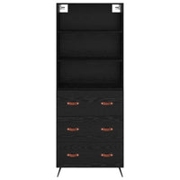 Credenza 2 pcs Rovere nero 69,5 x 34 x 180 cm Legno multistrato 3416126