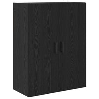Credenza Rovere Nero 69,5 x 34 x 180 cm Legno multistrato 3416130