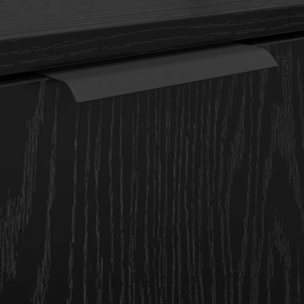 Set di Armadi da Bagno 2 pcs Rovere Nero Legno multistrato 3416132