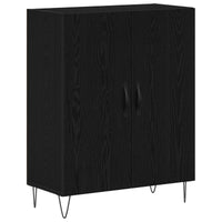 Credenza Rovere Nero 69,5 x 34 x 180 cm Legno multistrato 3416140