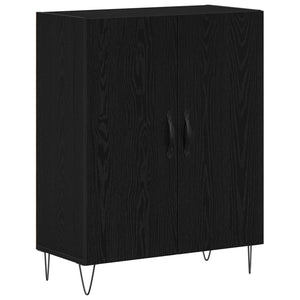 Credenza Rovere Nero 69,5 x 34 x 180 cm Legno multistrato 3416140