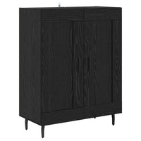 Credenza Rovere nero 69,5 x 34 x 180 cm 3416143