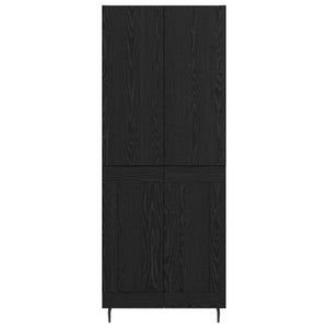 Credenza Rovere nero 69,5 x 34 x 180 cm 3416143
