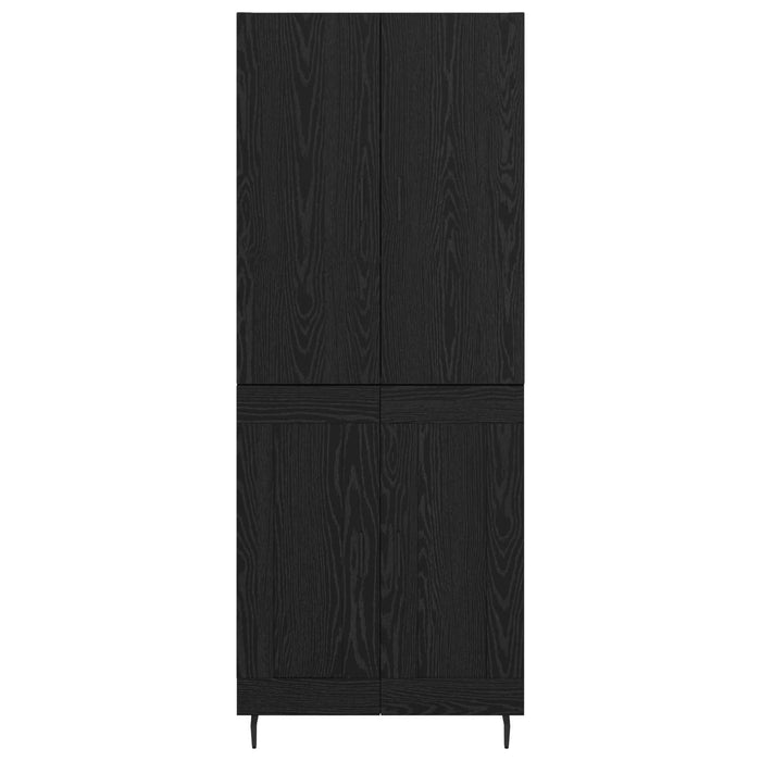 Credenza Rovere nero 69,5 x 34 x 180 cm 3416143
