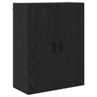 Credenza Rovere Nero 69,5 x 34 x 180 cm Legno multistrato 3416157
