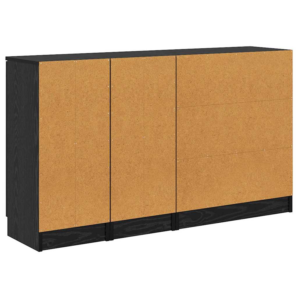 Sideboards 3 pcs Rovere nero 69,5 x 34 x 180 cm 3416163