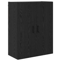 Credenza Rovere Nero 69,5 x 34 x 180 cm Legno multistrato 3416166