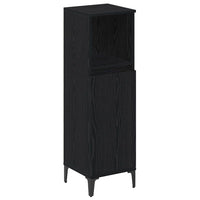 Set di mobili per il bagno 3 pcs Rovere nero Legno multistrato 3416170