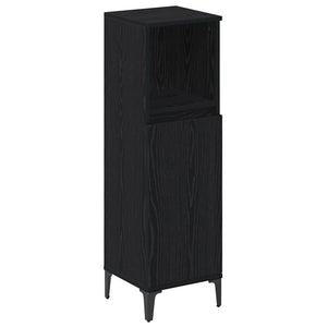 Set di mobili per il bagno 3 pcs Rovere nero Legno multistrato 3416170