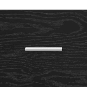 Mobile da Bagno con cassetto Rovere Nero 100 x 38,5 x 46 cm 3416196