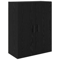 Credenza Rovere Nero 69,5 x 34 x 180 cm Legno multistrato 3416204