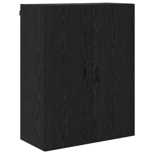 Credenza Rovere Nero 69,5 x 34 x 180 cm Legno multistrato 3416237