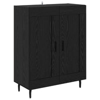 Credenza Rovere Nero 69,5 x 34 x 180 cm Legno multistrato 3416241