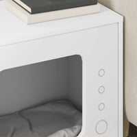 Casa per Gatti Bianco 51 x 30 x 42 cm Legno multistrato 8000644