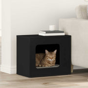 Casa per Gatti Nero 51 x 30 x 42,5 cm Legno multistrato 8000645