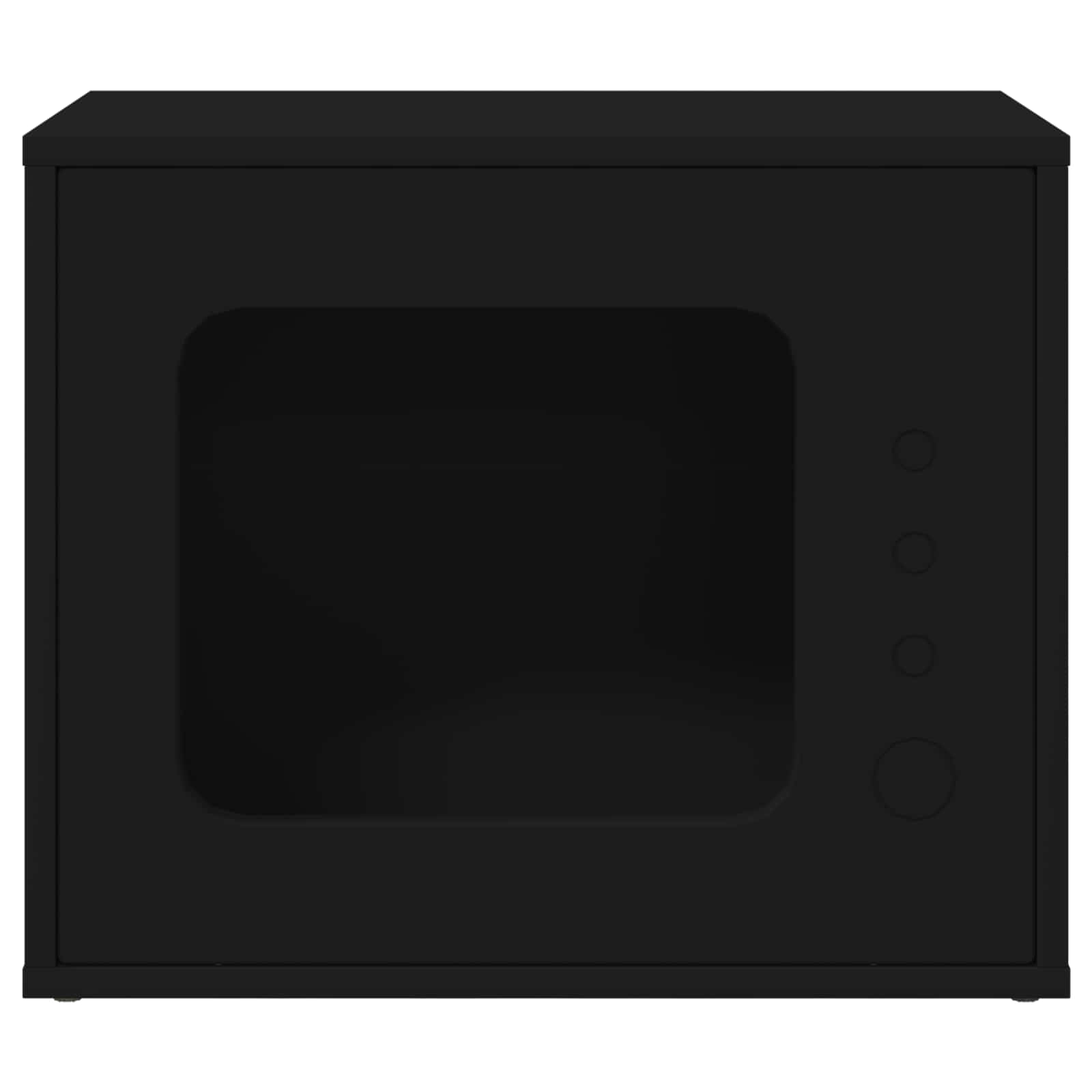 Casa per Gatti Nero 51 x 30 x 42 cm Legno multistrato 8000645