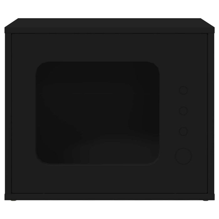 Casa per Gatti Nero 51 x 30 x 42 cm Legno multistrato 8000645