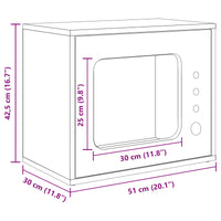 Casa per Gatti Nero 51 x 30 x 42 cm Legno multistrato 8000645
