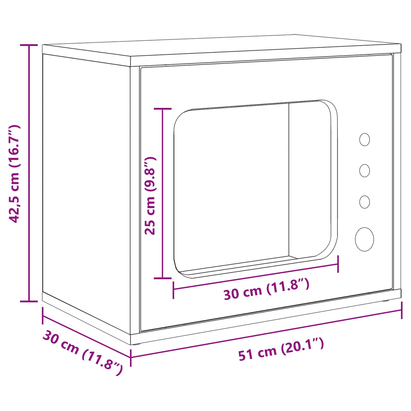 Casa per Gatti Calcestruzzo 51 x 30 x 42 cm Legno multistrato 8000647