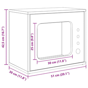 Casa per Gatti Calcestruzzo 51 x 30 x 42 cm Legno multistrato 8000647