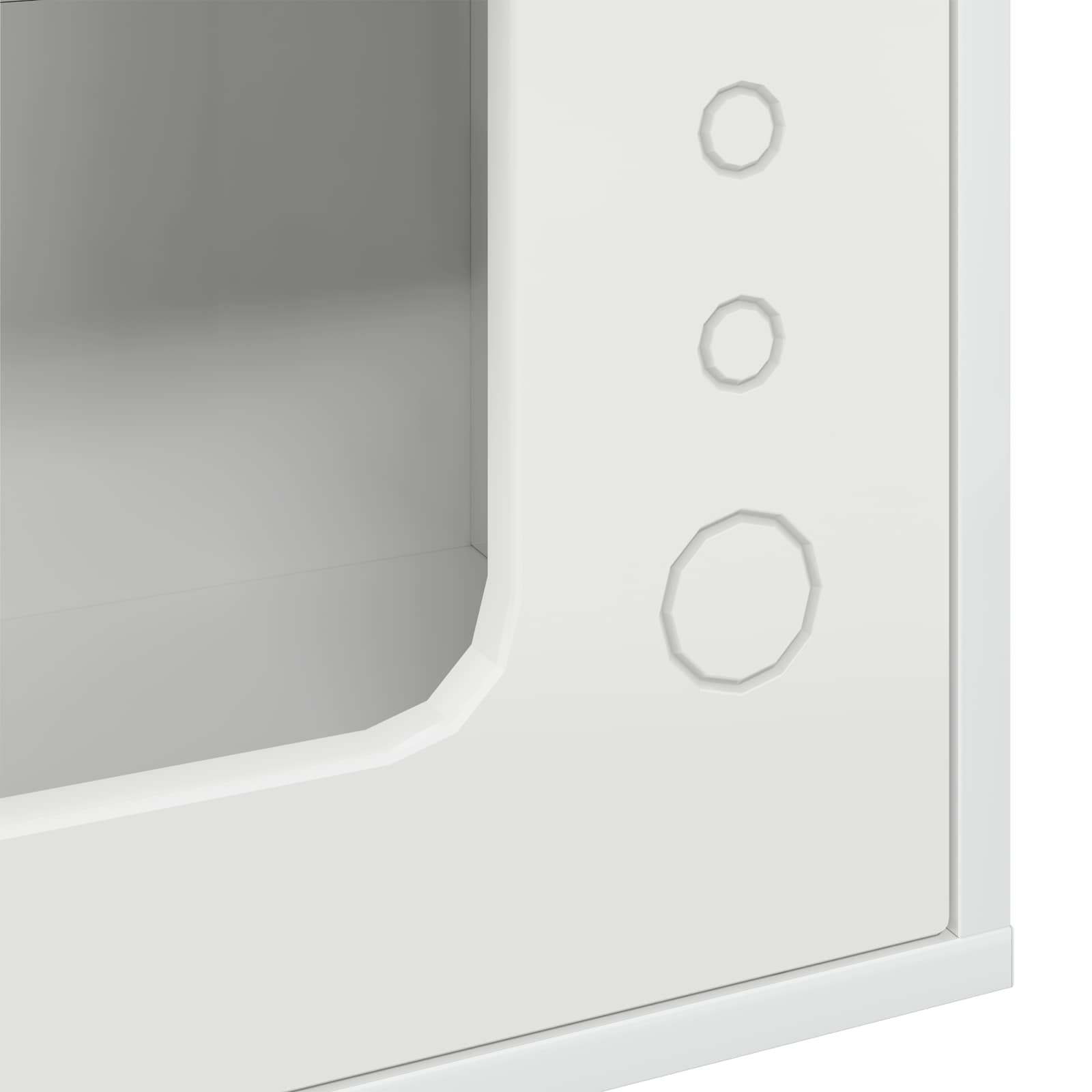 Casa per Gatti Bianco Lucido 51 x 30 x 42 cm Legno multistrato 8000648