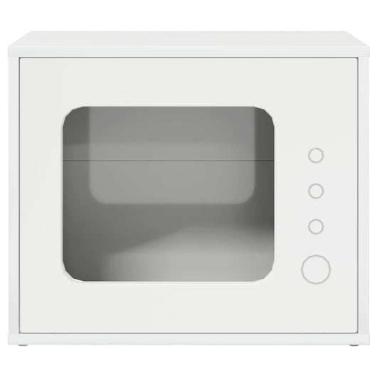 Casa per Gatti Bianco Lucido 51 x 30 x 42 cm Legno multistrato 8000648