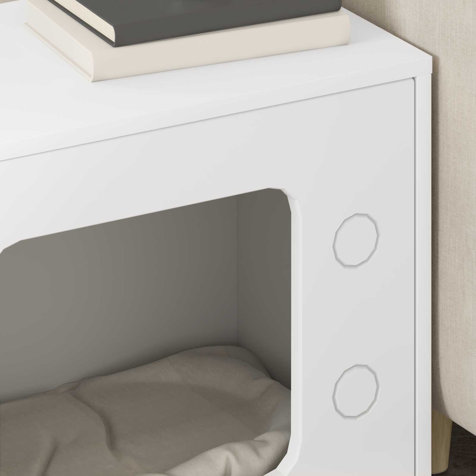 Casa per Gatti Bianco 51 x 30 x 52 cm Legno multistrato 8000653