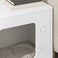 Casa per Gatti Bianco 51 x 30 x 52 cm Legno multistrato 8000653