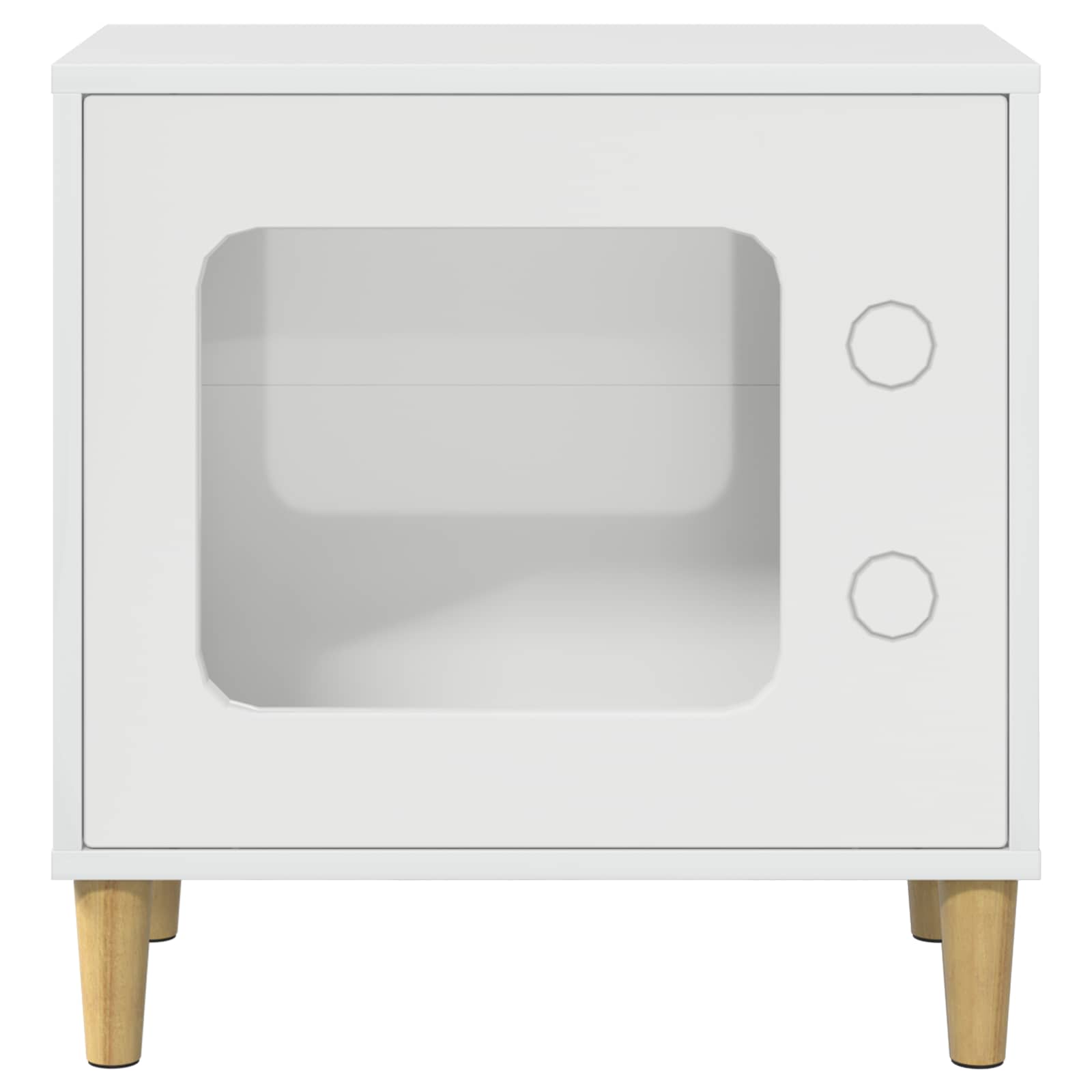 Casa per Gatti Bianco Lucido 51 x 30 x 52 cm Legno multistrato 8000657