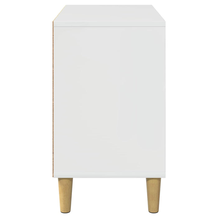 Casa per Gatti Bianco Lucido 51 x 30 x 52 cm Legno multistrato 8000657