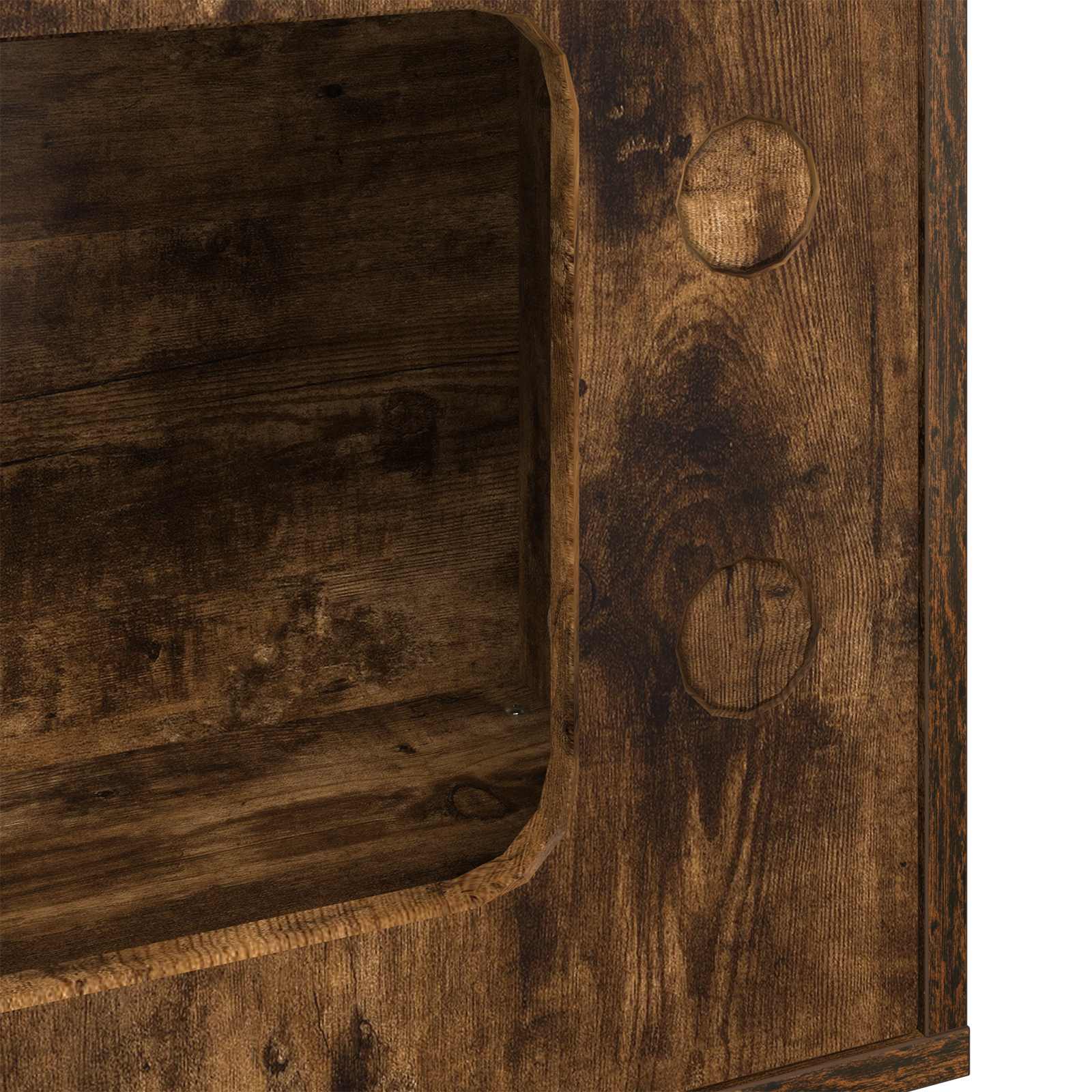 Casa per Gatti Rovere fumé 51 x 30 x 52 cm Legno multistrato 8000658